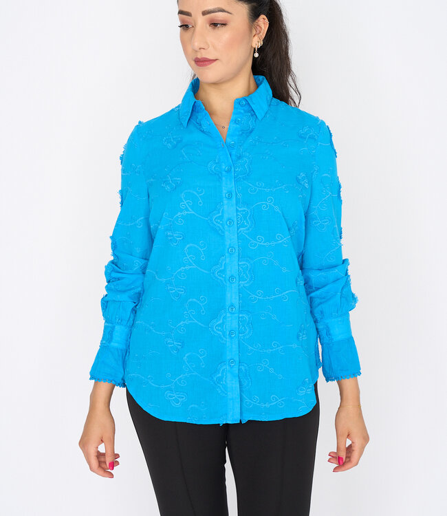 MI PIACE Dames Blouse Borduur 2160