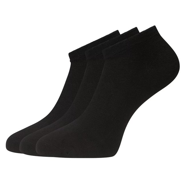 Sneakersokken Dani (3-pack) – Zwart