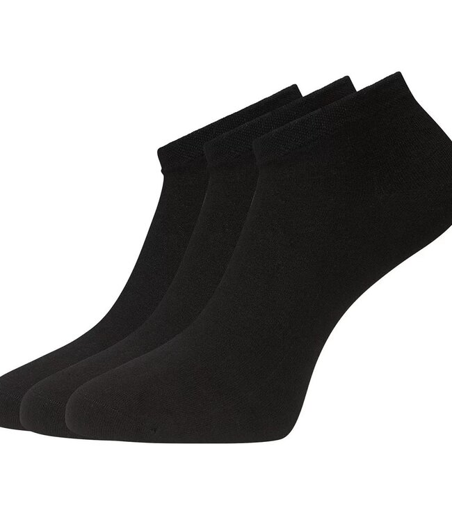 Sneakersokken Dani (3-pack) – Zwart 001
