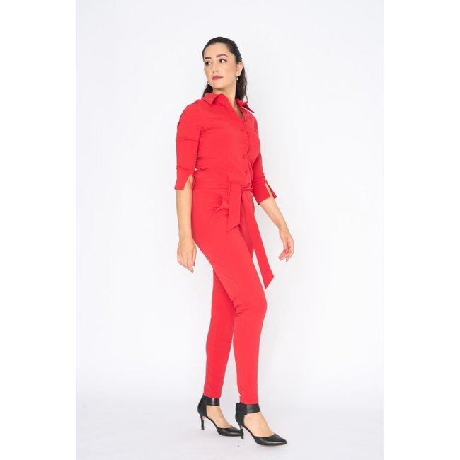 MI PIACE Travel Uni Jumpsuit Patricia Red 2033