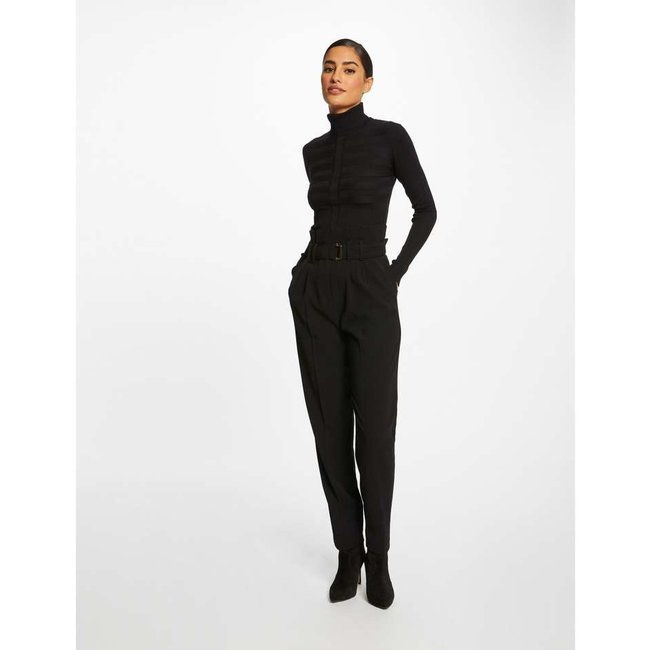 Morgan Long-sleeved jumper turtleneck wine 132-Mentos Black