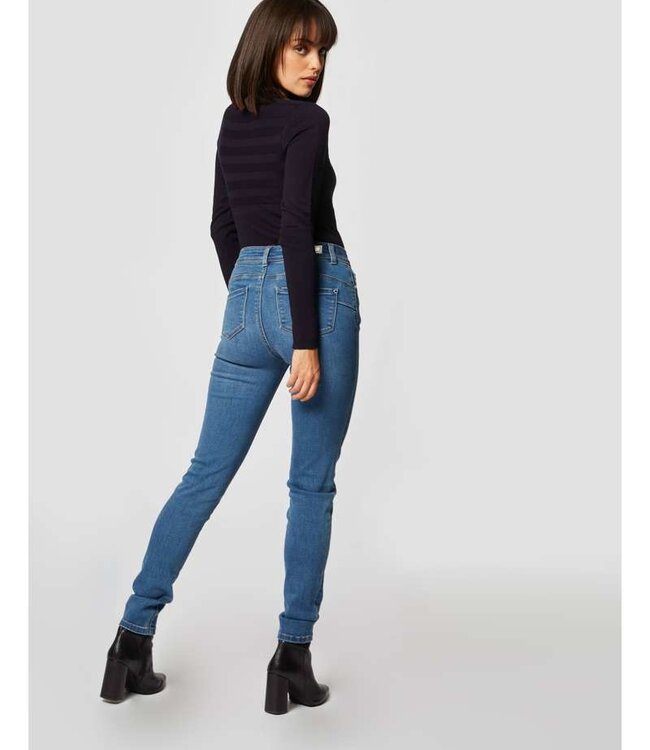 Morgan Long-sleeved jumper turtleneck wine 132-Mentos Navy