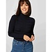 Morgan Fitted high neck sweater 132-Mentos dark brown