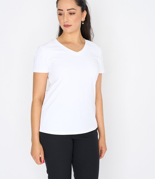 MI PIACE Travel T-shirt Uni White 2080