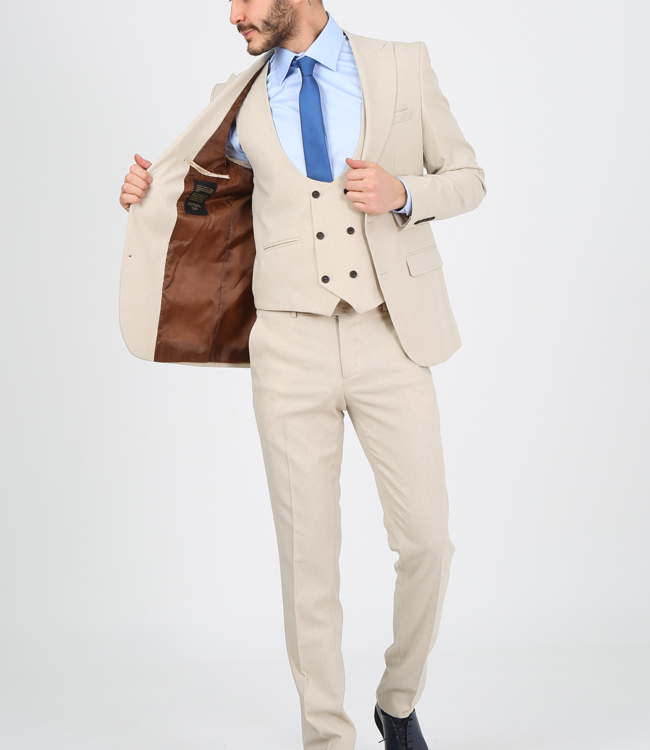 Kostuum driedelig pak Herman Sand 5017