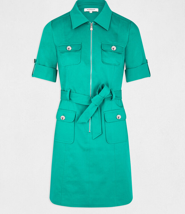 Morgan Belted Dress 221-RENOM