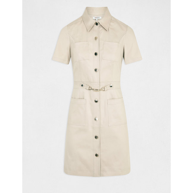 Morgan Buttoned Dress 231-ROSABA