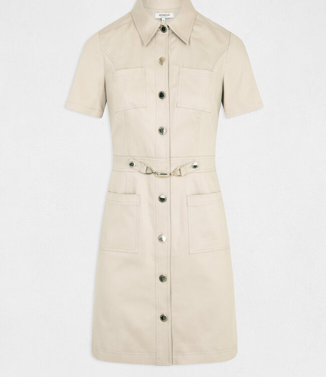 Morgan Buttoned Dress 231-ROSABA