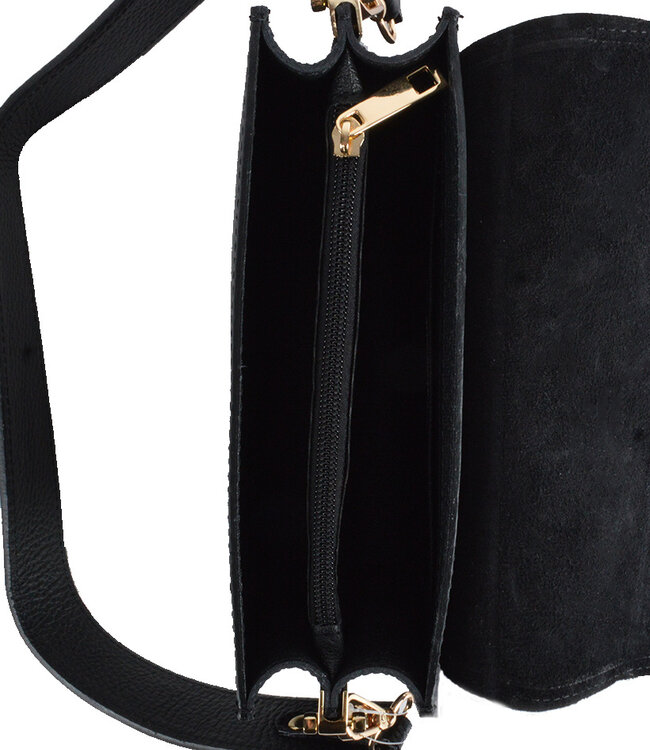 Lederen schoudertas 900050