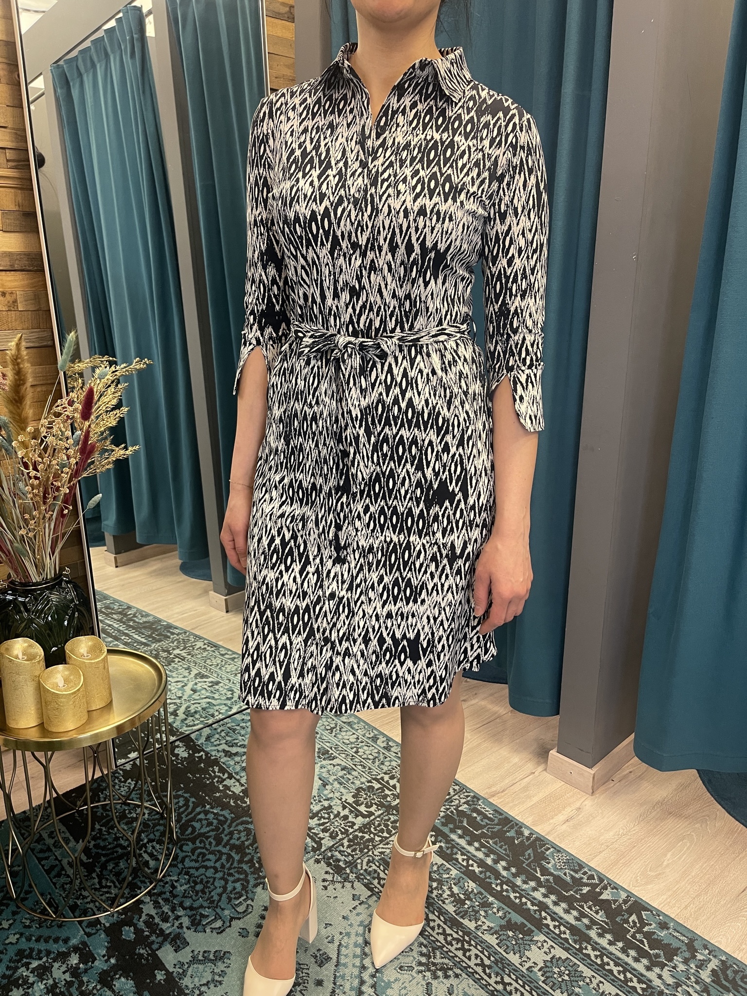 Travel Jurk Suraya Black-Kit 2092 Sam Piace - Main Image