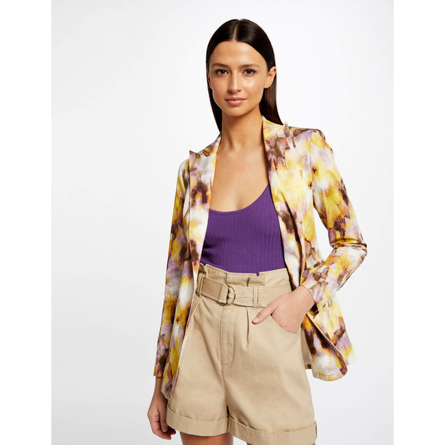 Morgan Riem Hoge Taille Losse Shorts  231-Shean