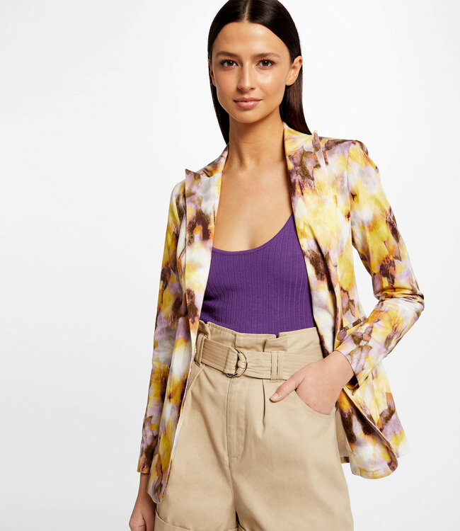 Morgan Riem Hoge Taille Losse Shorts  231-Shean