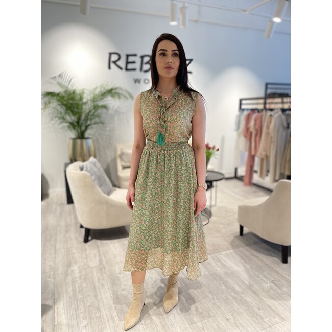 Rebelz Top Lauren REB-12115 Groen Roze