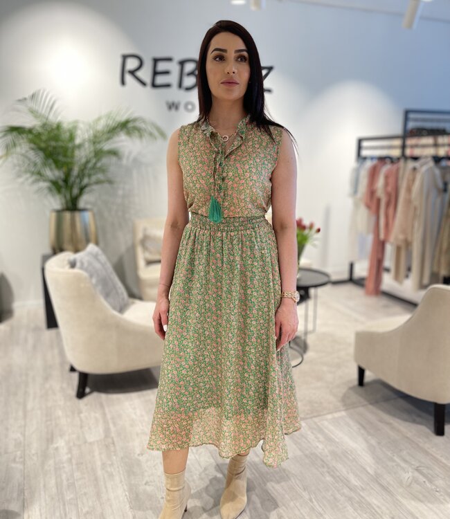 Rebelz Top Lauren REB-12115 Groen Roze