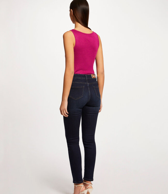 Morgan Vest top with wide straps and ornament 232-Didoma