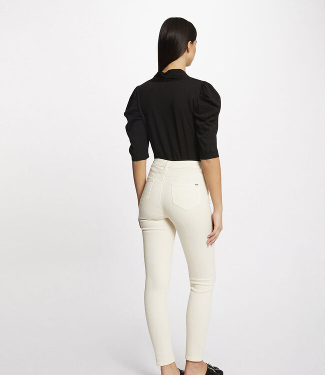 Morgan T-shirt with balloon 3/4-length sleeves 232-Dani Black