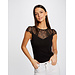 Morgan Top with lace 232-Dgiulia Black