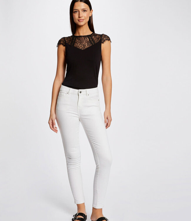 Morgan Top with lace 232-Dgiulia Black