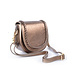 Lederen schoudertas Metallic 9000331