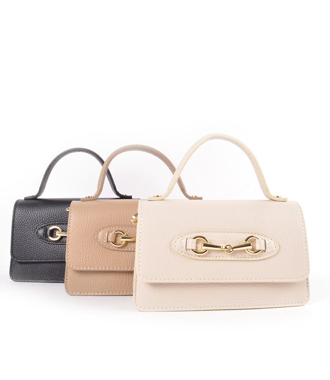 Lederen schoudertas | 552826