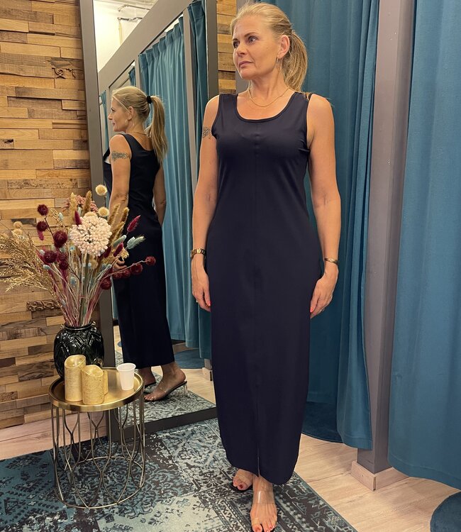 MI PIACE Travel Jurk Uni Dark Blue 2278