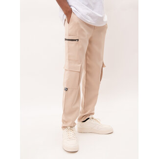 SAM DENIM Cargo Broek Straight 3051 Beige