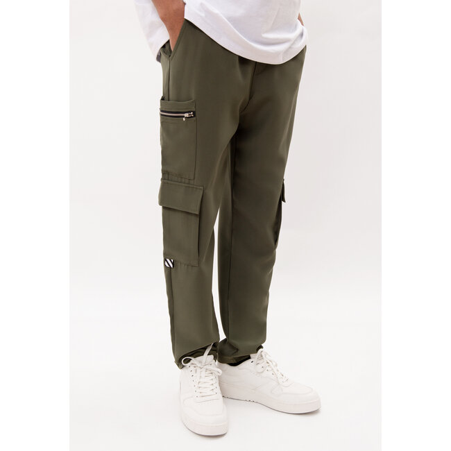 SAM DENIM Cargo Broek Straight 3051 Green