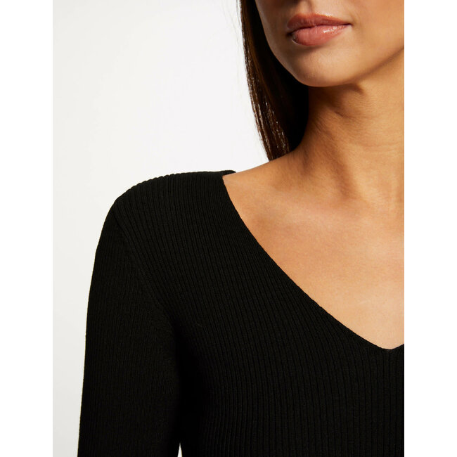 Morgan Trui lange mouwen splitten en knopen 232-Maya Navy