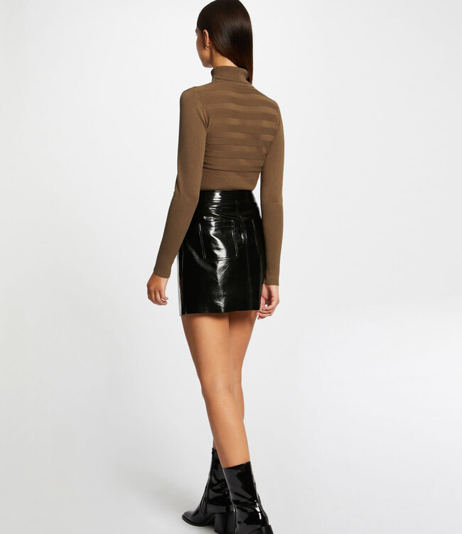 Morgan Trui met lange mouwen col wijn 132-Mentos Army