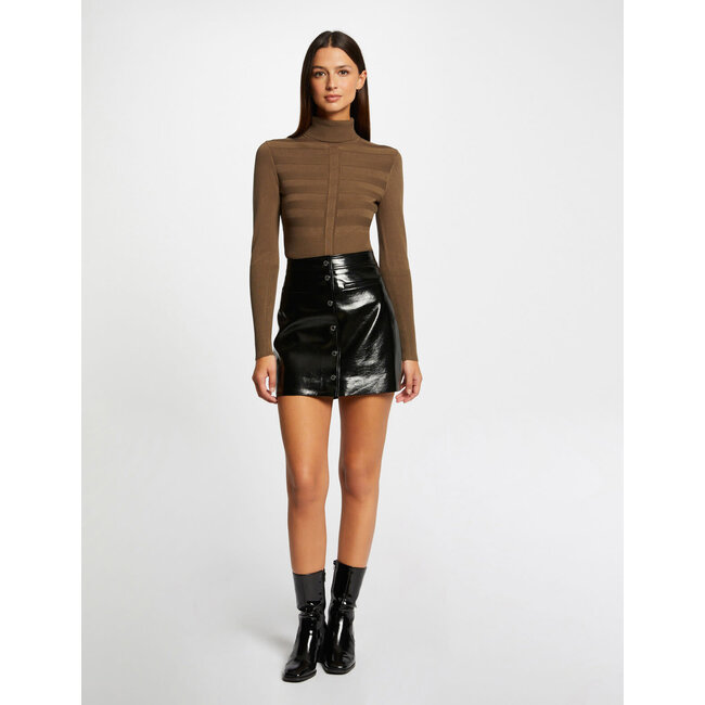 Morgan Trui met lange mouwen col wijn 132-Mentos Army