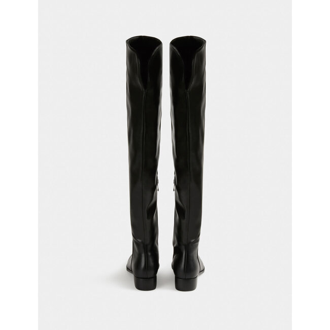 Morgan Overknee laarzen met rits 232-1Haute Black