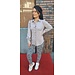 MI PIACE Travel Blouse Pofmouw Uni Taup 2037