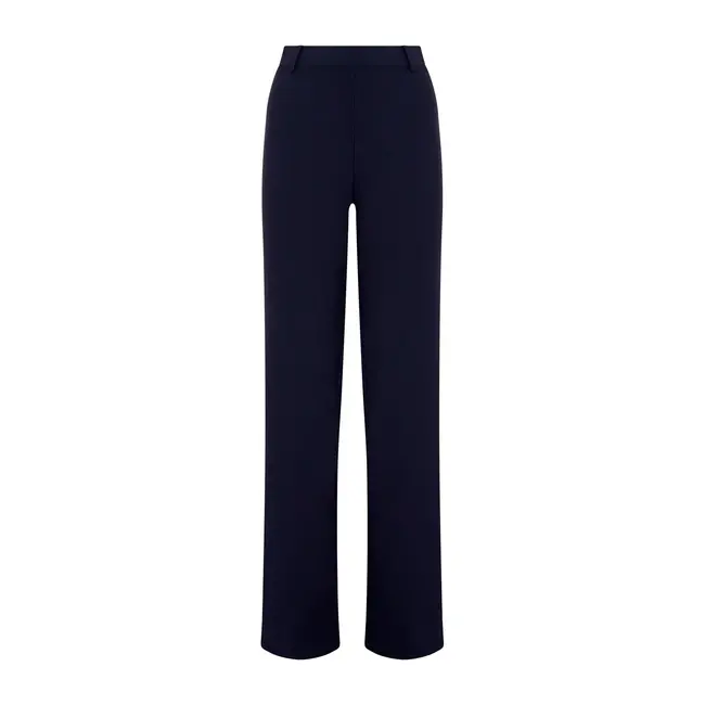 Palazzo broek van stof Compact DL38PP Navy
