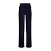Palazzo broek van stof Compact DL38PP Navy
