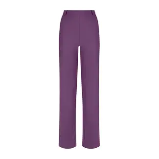 Ragno Palazzo trousers in Compact fabric DL38PE Purple