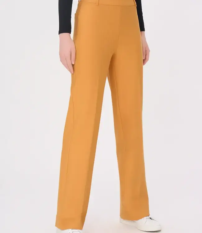 Palazzo trousers in Compact fabric DL38PE Sunset Purple