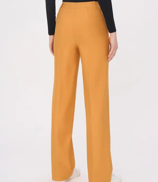 Palazzo trousers in Compact fabric DL38PE Purple