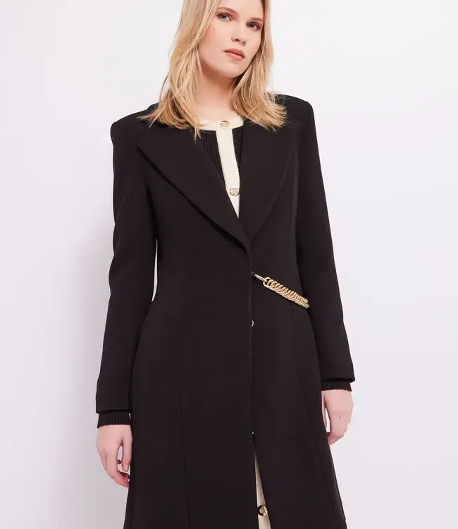 GAUDI Stretch crêpe manteau 321FD35024 Black