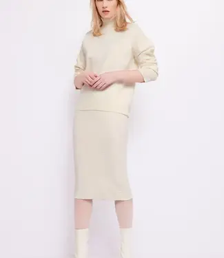 GAUDI Jupe jacquard 321FD73004 Off-White