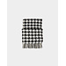 Morgan Scarf with fringes and houndstooth print 232-5Pcoq