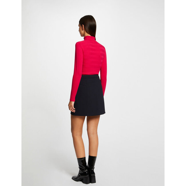 Morgan Long-sleeved jumper turtleneck wine 132-Mentos Pink