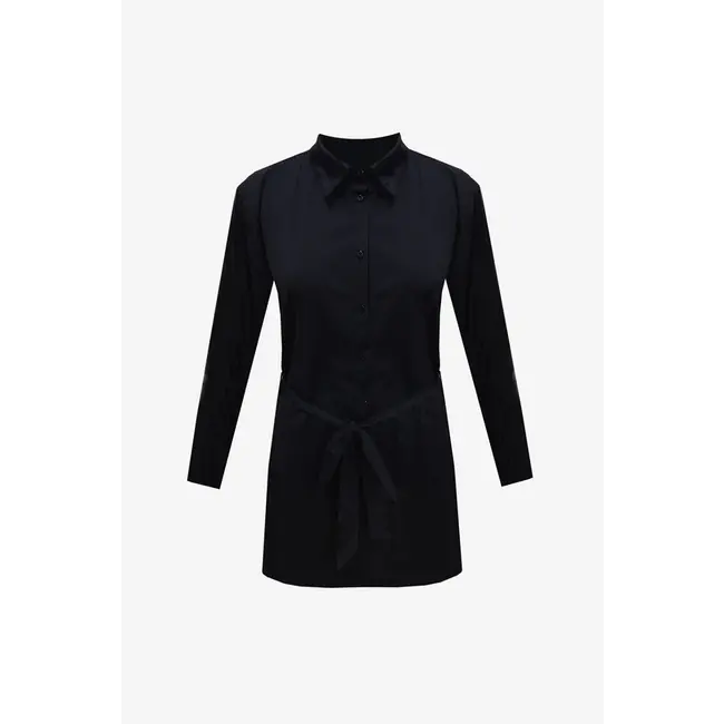 Exxcellent Lisa Tuniek Blouse DM06B Met Ceintuur Zwart
