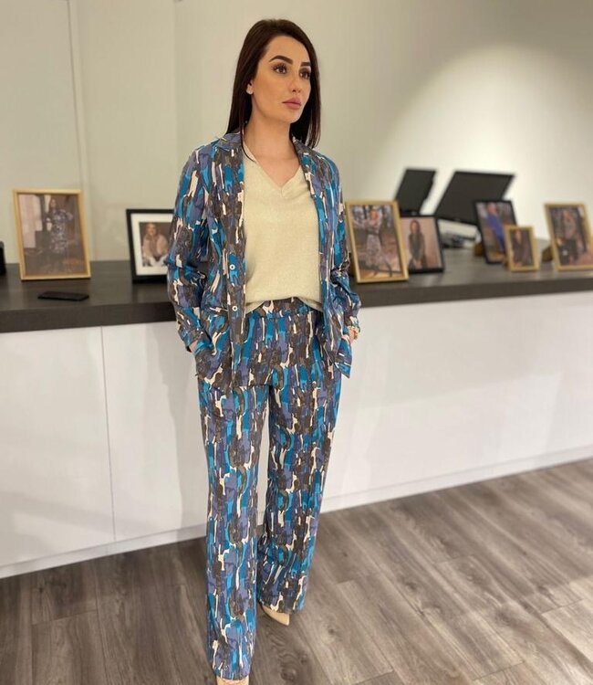 G-maxx Eliane Blazer 24VQG24 Bermudablauw