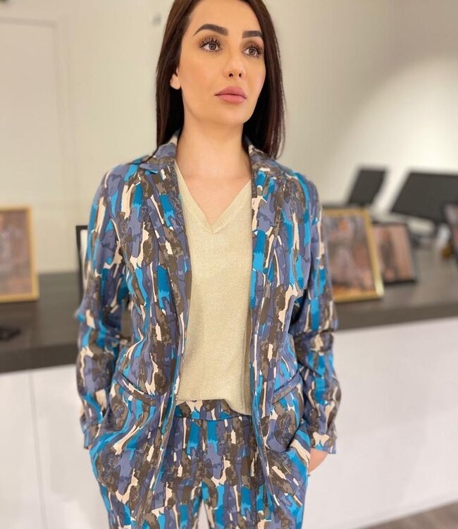 G-maxx Eliane Blazer 24VQG24 Bermudablauw