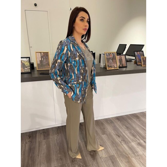 G-maxx Eliane Blazer 24VQG24 Bermudablauw