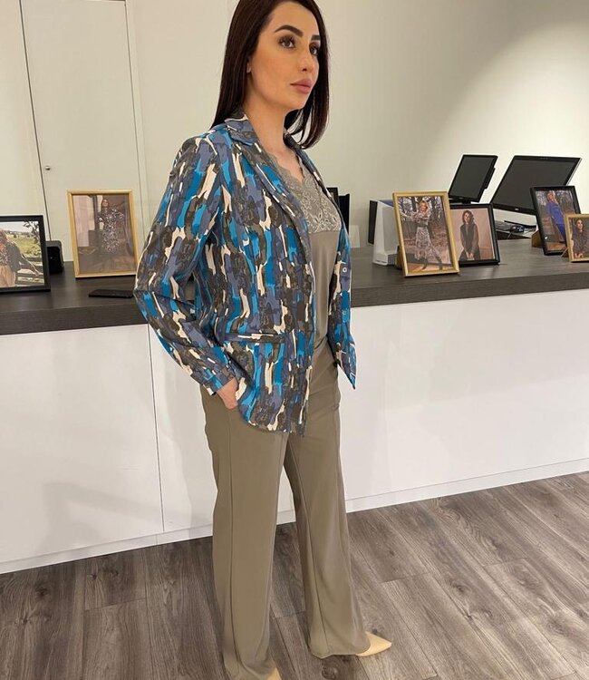 G-maxx Eliane Blazer 24VQG24 Bermudablauw