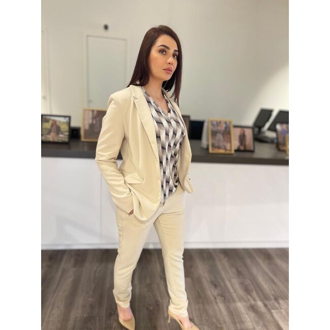 G-maxx Milou broek 24VYG02 Zand