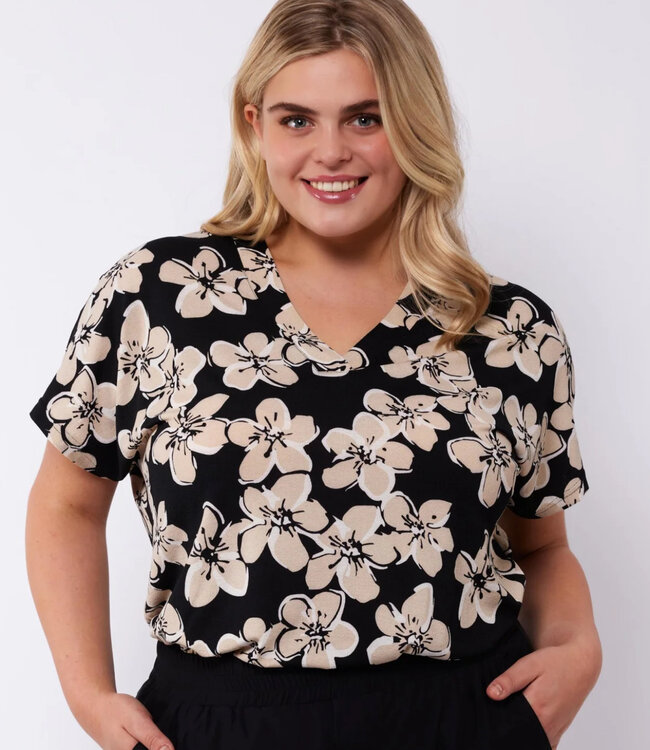 Exxcellent Robin Top 24VZE18 Zwart/Zand