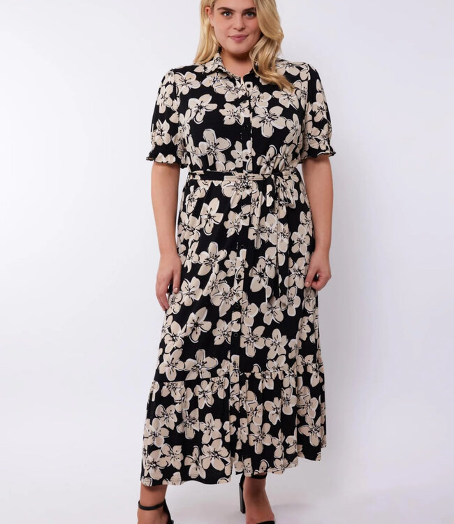 Exxcellent Alia Jurk 24VZE17 Zwart/Zand