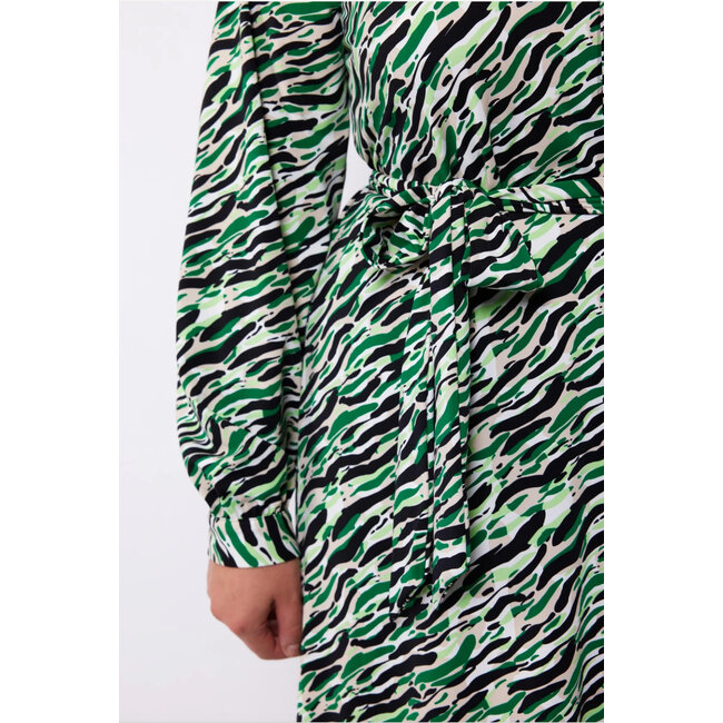 Exxcellent Gabriela Jurk 24VQE02 Zwart/Bladgroen